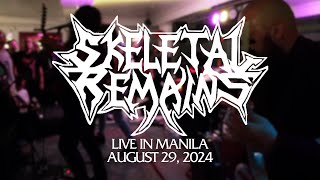 Skeletal Remains  Live in Manila  FULL SET HD [upl. by Rakabuba]