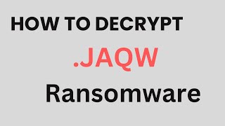 How to Decrypt JAOY Virus and Ransomware Removal  jaoy jasa decryptor online ID  STOP DJVU [upl. by Fast]