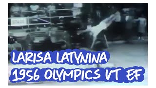 Larisa Latynina  EF Vault  1956 Olympics Gymnastics [upl. by Imehon51]