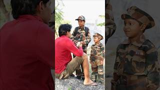 Papa Mumma And Betiyan 😍 Indian military Soldier Village family shorts viral army maa papa [upl. by Ardra44]