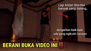 HANTU TERTANGKAP KAMERA NEKAD UJI NYALI SENDIRI DI RUMAH DEKAT KUBURAN ANGKER [upl. by Cheston635]