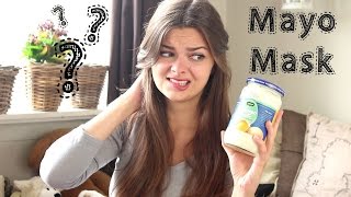 Mayonnaise Hair Mask  Does This Work [upl. by Aiceled]