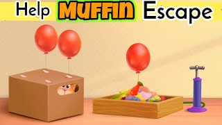 MUFFIN The Cat Adventure  Pass different levels and help Muffin Cat  Cartoon Game [upl. by Adrianna822]