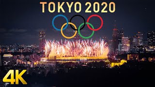 【東京オリンピック 2020開会式】花火・ドローン演出│まとめ、ハイライト【新国立競技場】 4K [upl. by Paff478]