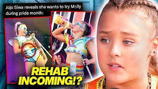 Jojo Siwa Needs To Be STOPPED shes promoting drgs to young people [upl. by Mayce]