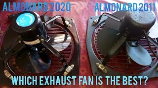 Almonard 2020 vs Almonard 2011 Almonard In and out Exhaust Fan Antique Fan World [upl. by Boot356]