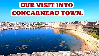 OUR VISIT INTO CONCARNEAU TOWN AND THE SURROUNDING AREA [upl. by Eelarbed]