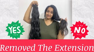 Permanent Hair Extensions one month usage’s genuine review [upl. by Htezzil]