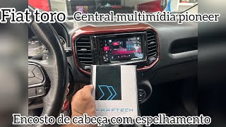 Central multimídia Fiat toro espetacular o resultado confira [upl. by Allac]