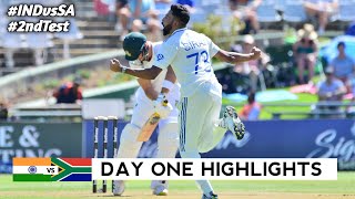 India vs South Africa 2nd Test DAY 1 Full Match Highlights  IND vs SA 2nd Test DAY 1 Full Highlight [upl. by Aiel]