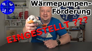 Wärmepumpen Förderung eingestellt  BAFA stoppt alle Anträge [upl. by Anaes]