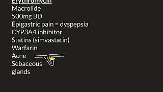 Erythromycin Part 2 [upl. by Anes]