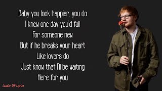 Ed Sheeran  HAPPIER Lyrics [upl. by Anav]