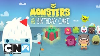 Monsters Ate my Birthday Cake  App  Cartoon Network [upl. by Anoirb]