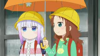 Kanna and Saikawa Walking in the Rain☔ Kanna and Saikawa Moments [upl. by Danialah]