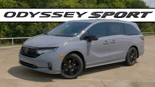 2023 Honda Odyssey Sport  Is It The ULTIMATE Sporty Minivan [upl. by Addi]