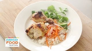 CoconutLime Chicken with Thai Garnishes  Everyday Food with Sarah Carey [upl. by Estrellita443]