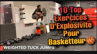 10 TOP EXERCICES D’EXPLOSIVITÉ POUR BASKETTEUR  DEVIENS UN ANIMAL SUR LE TERRAIN [upl. by Luthanen]