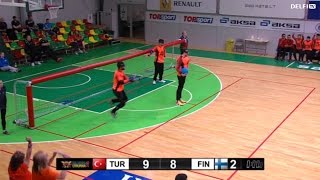 Avrupa Goalball TürkiyeFinlandiya Final Maçı 1 Devre [upl. by Orlov]