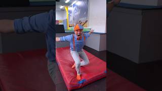 Blippis SLOW MOTION Flip Tricks🤸‍♂️ Lets get MOVING blippi shorts [upl. by Terryl]