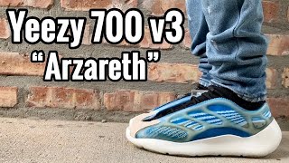 adidas Yeezy 700 V3 “Arzareth” Review amp On Feet [upl. by Kaslik]