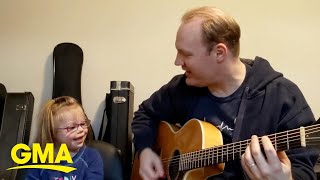 Dad makes music album inspired by daughter’s health journey l GMA [upl. by Vani819]