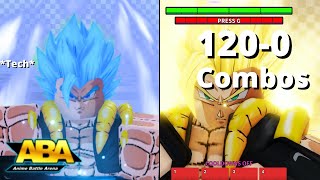 Gogeta True One Shot Combos  ABA [upl. by Ashli686]