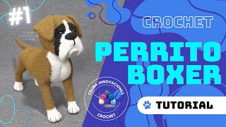 BOXER CROCHET perrito tutorial N°1 por Celina innovaciones crochet [upl. by Nalro]