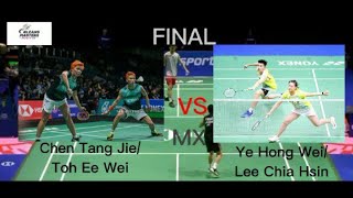 Orléans Masters Badminton 2023  Day 6  Court 1  Final ChenTohYeLee [upl. by Enelyam]