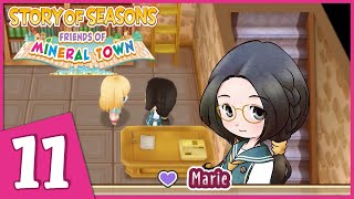 Lets Play Story of Seasons Friends of Mineral Town 11  The First Purple Heart [upl. by Asiaj]