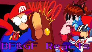 Boyfriend amp Girlfriend React to SMG4 If Mario Was In Friday Night Funkin  SliverPanda [upl. by Ainahs]