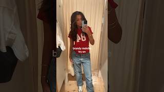 brandy melville try on⭐️ pintereststyle ootd brandymelville fashion pinterestoutfit [upl. by Okuy]