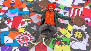 Flying Kites on Lohri  Patangbazi  Kites Vlog [upl. by Eelano561]