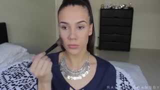 LONG LASTING Foundation Routine amp How I Contour Rimmel London Rahnee Bransby [upl. by Tavey]