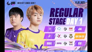 EN TT vs JDG  JT vs G2B  NOVA vs KBG  REGULAR STAGE DAY 1 WILD RIFT LEAGUEASIA 2 BO3 [upl. by Macmillan]