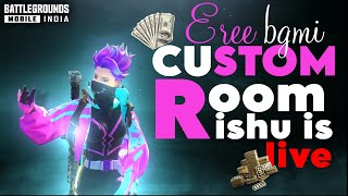 BGMI LIVE CUSTOM ROOM  FREE CUSTON ROOM  PUBG CUSTOM ROOM bgmi bgmilivecustomroom customroom [upl. by Mccartan]