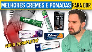 As 4 Principais POMADAS para DOR e INFLAMAÇÃO – Ortopedista Explica [upl. by Hackett]