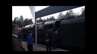 71000 Duke of Gloucester Winchfield Water Stop 06 Jun 2012 [upl. by Aihsekan]