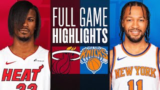 HEAT at KNICKS  FULL GAME HIGHLIGHTS  January 27 2024 [upl. by Petua]