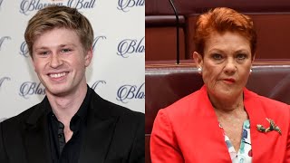 Robert Irwin threatens to sue Pauline Hanson [upl. by Page]