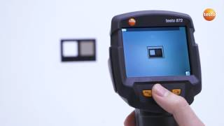 Testo 865 868 871 and 872 Thermal Imagers  Setting emissivity [upl. by Hadsall]