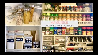 MA CUISINE ASTUCES DE RANGEMENT ET ORGANISATION petite cuisine [upl. by Lasorella]