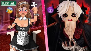 BAD BOY Turned Into A VAMPIRE MAID Uncovers His Dark Secret🧛♂️ Berry Avenue Story 💖 [upl. by Skillern]