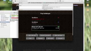Starta Minecraft server på Mac OS X  Localhost och Port Map [upl. by Edrock]