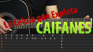 Como tocar  La Celula Que Explota  CAIFANES En Guitarra Tutorial HD [upl. by Anirpas]