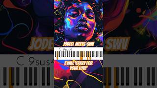 Jodeci Meets SWV  Intense RampB Chords  E Will “Crazy For Your Love” 🔥🎹🔥 musicianparadise [upl. by Sylera]