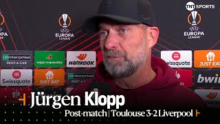 😬 quot100 ITS A GOALquot  Jurgen Klopp disappointed with VAR error  Toulouse 32 Liverpool  UEL [upl. by Ahtelahs]