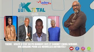 🔴DIRECTKtalVisite du PrDiomayeFaye et Sommet ChineAfrune aubaine pour les nouvelles autorités [upl. by Udall]