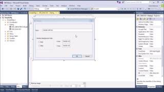 VC  C MFC tutorial 1 Creating a Dialog box for user input [upl. by Leatrice938]