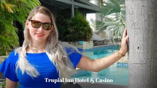 Trupial Inn Hotel amp Casino pool room and garden  Willemstad Curaçao  4K [upl. by Henriha]